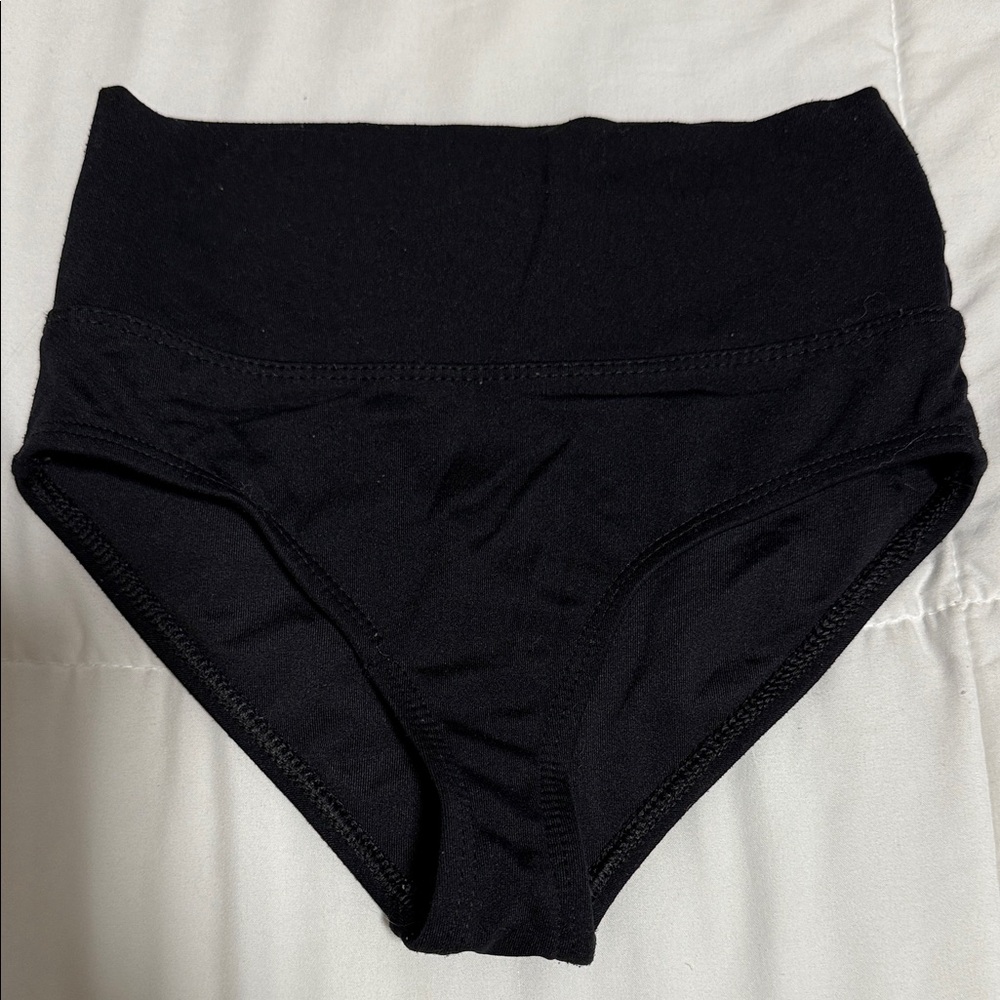 Capezio MC Black High-Waisted Dance Brief